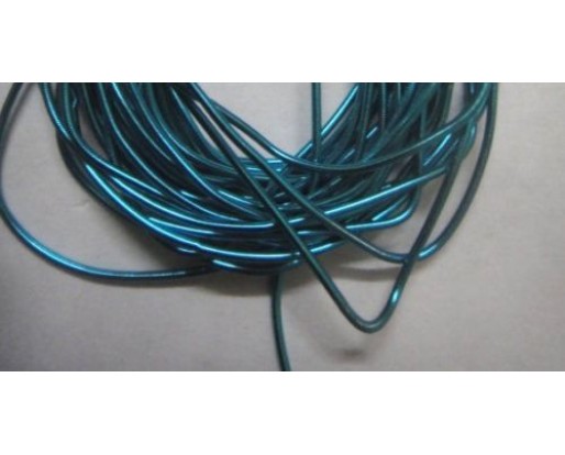 ANTIQUE TURQUOISE - 150 Inches French Metal Wire Gimp Coil Bullion Purl - Smooth Regular - 3.80 Meters
